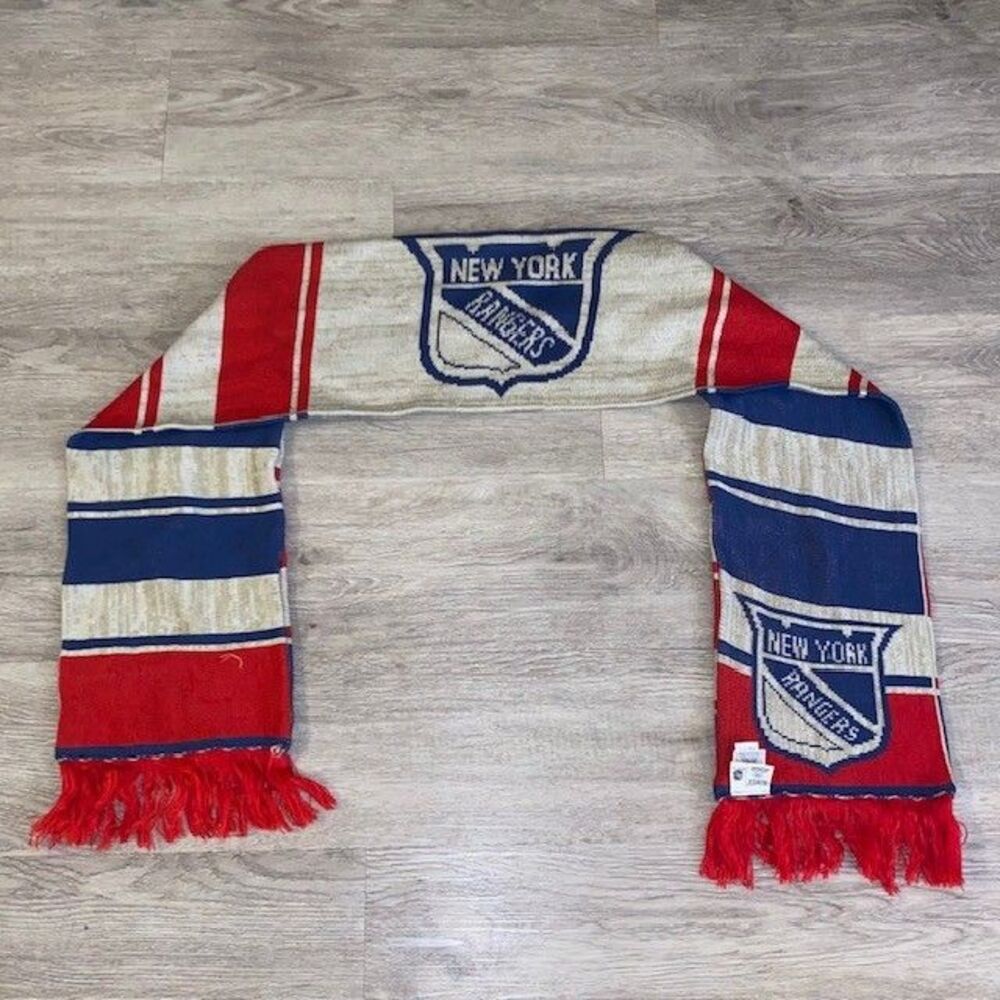 CCM New York Rangers NHL Knit Embroidered Logo Scarf